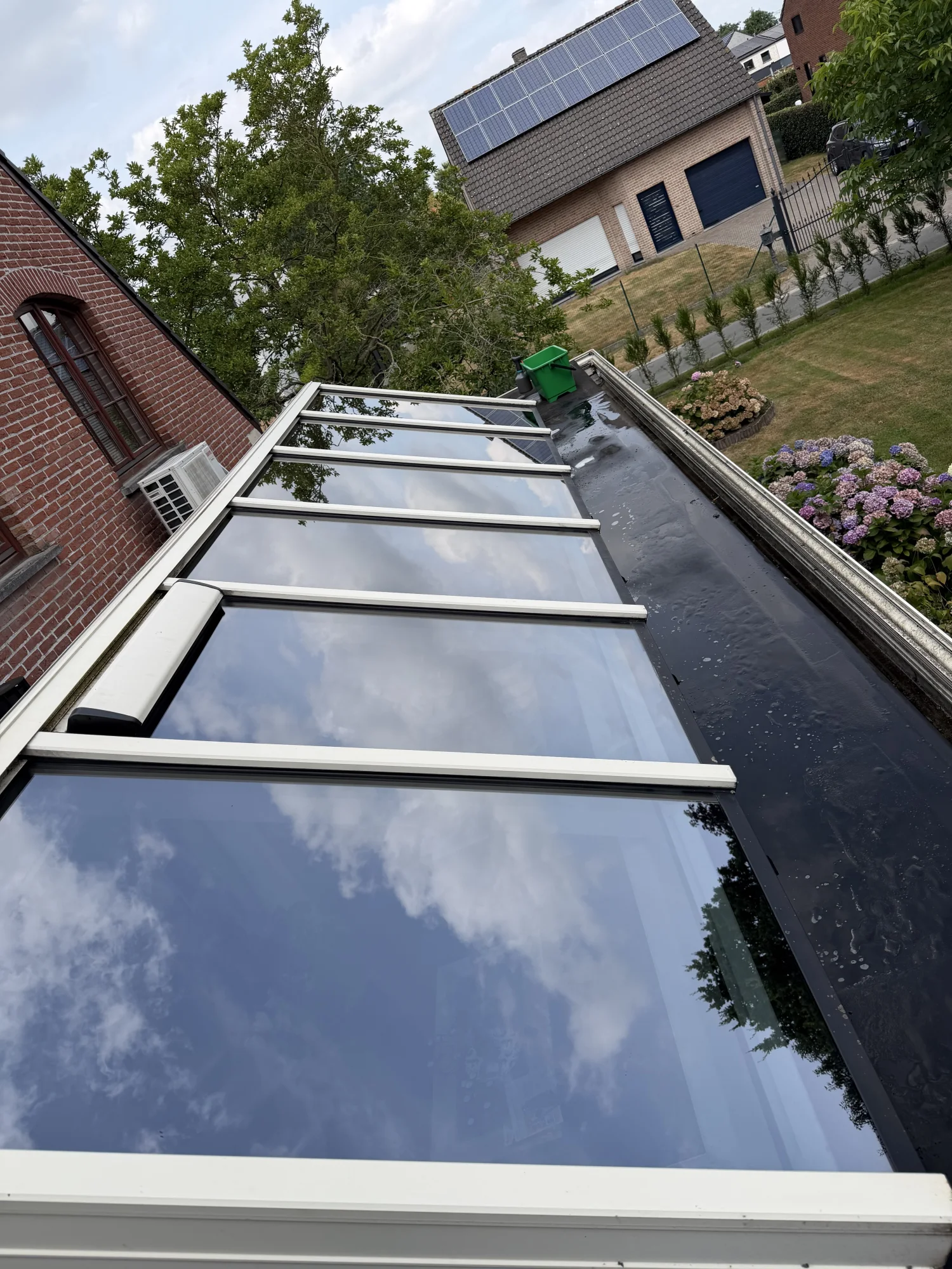 Lichtkoepel en dakbeglazing na reiniging – realisatie 2