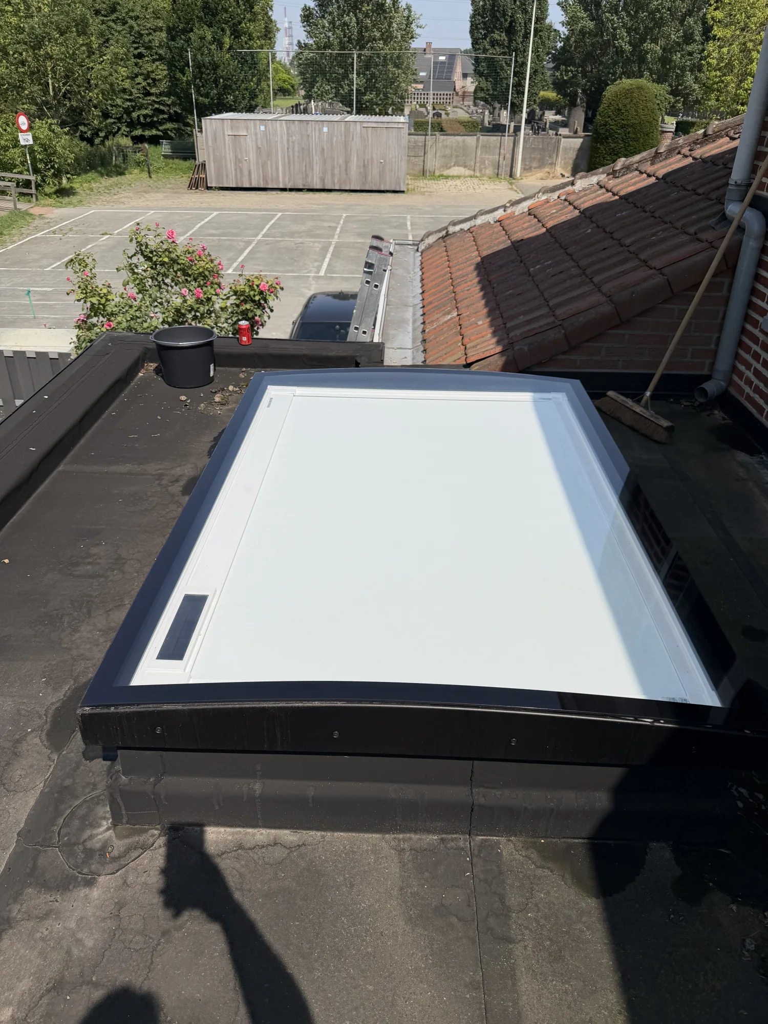 Lichtkoepel en dakbeglazing na reiniging – realisatie 4